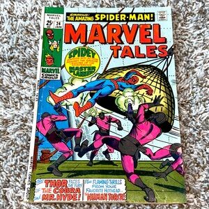 VINTAGE 1970 MARVEL TALES Amazing Spider-Man Thor Human Torch Silver Age #24